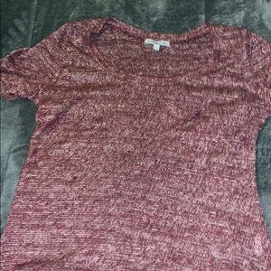 Maroon top